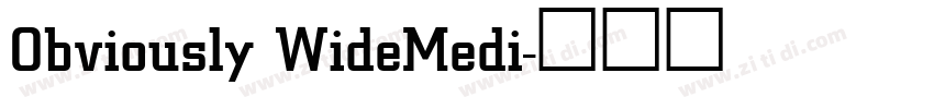 Obviously WideMedi字体转换